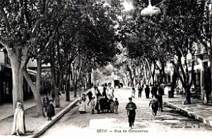 2736- Setif - Rue de Constantine